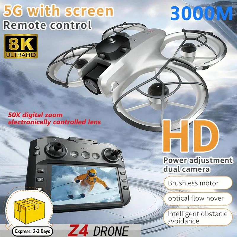 Drone Camera Night Vision - Novo Drone MINI Z4 4K Profissional