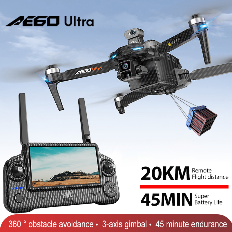 Drone Camera With Gimbal - Ae60 gps drone profissional 8k câmera