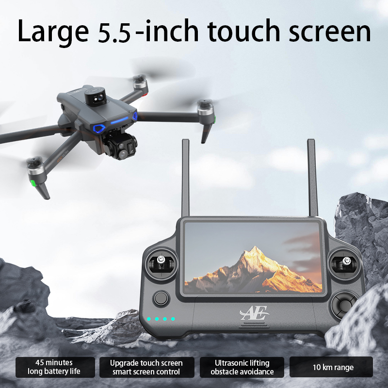 Drone RC 2026 AE30 com GPS, câ - Drone Camera With Gimbal avaliação e preço