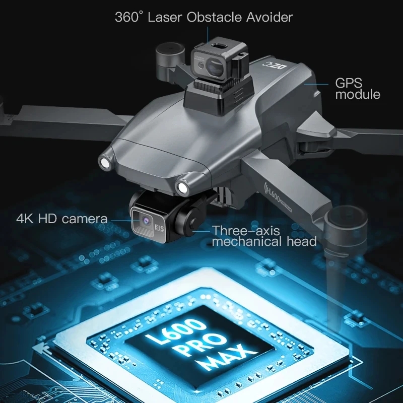 L600 pro max gps drone profiss - Drone Camera Night Vision avaliação e preço