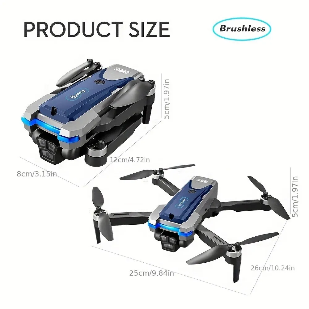 Dobrável RC S8S GPS Drone, 5G  - Drone Camera Mount avaliação e preço