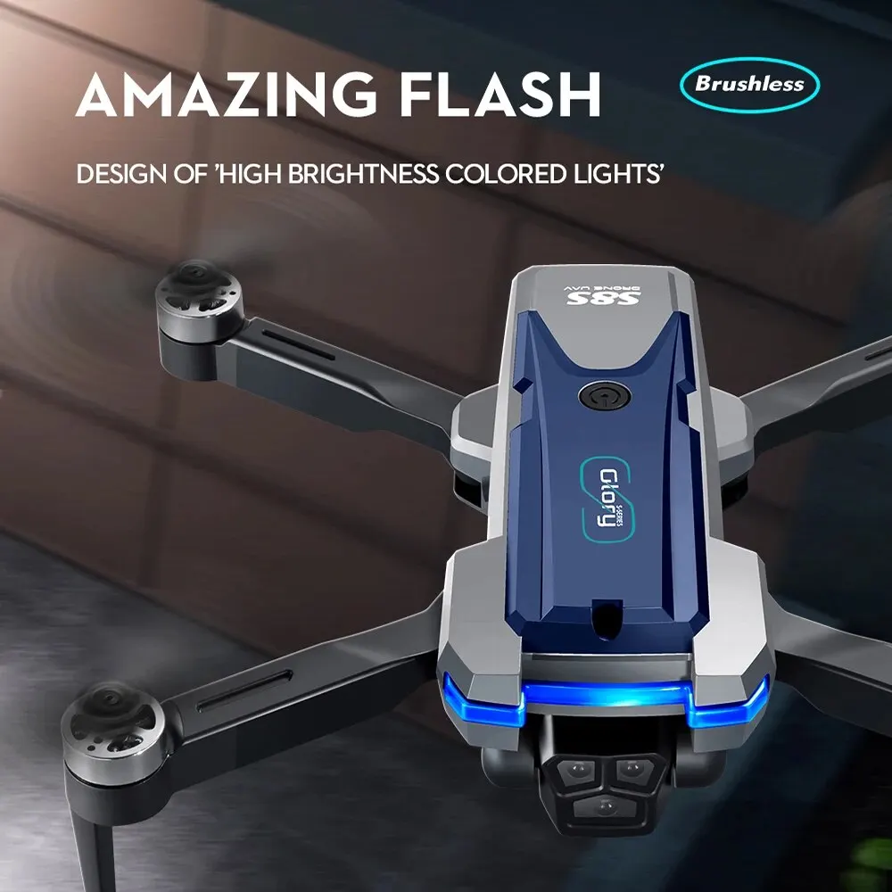 Dobrável RC S8S GPS Drone, 5G  - Drone Camera Mount avaliação e preço